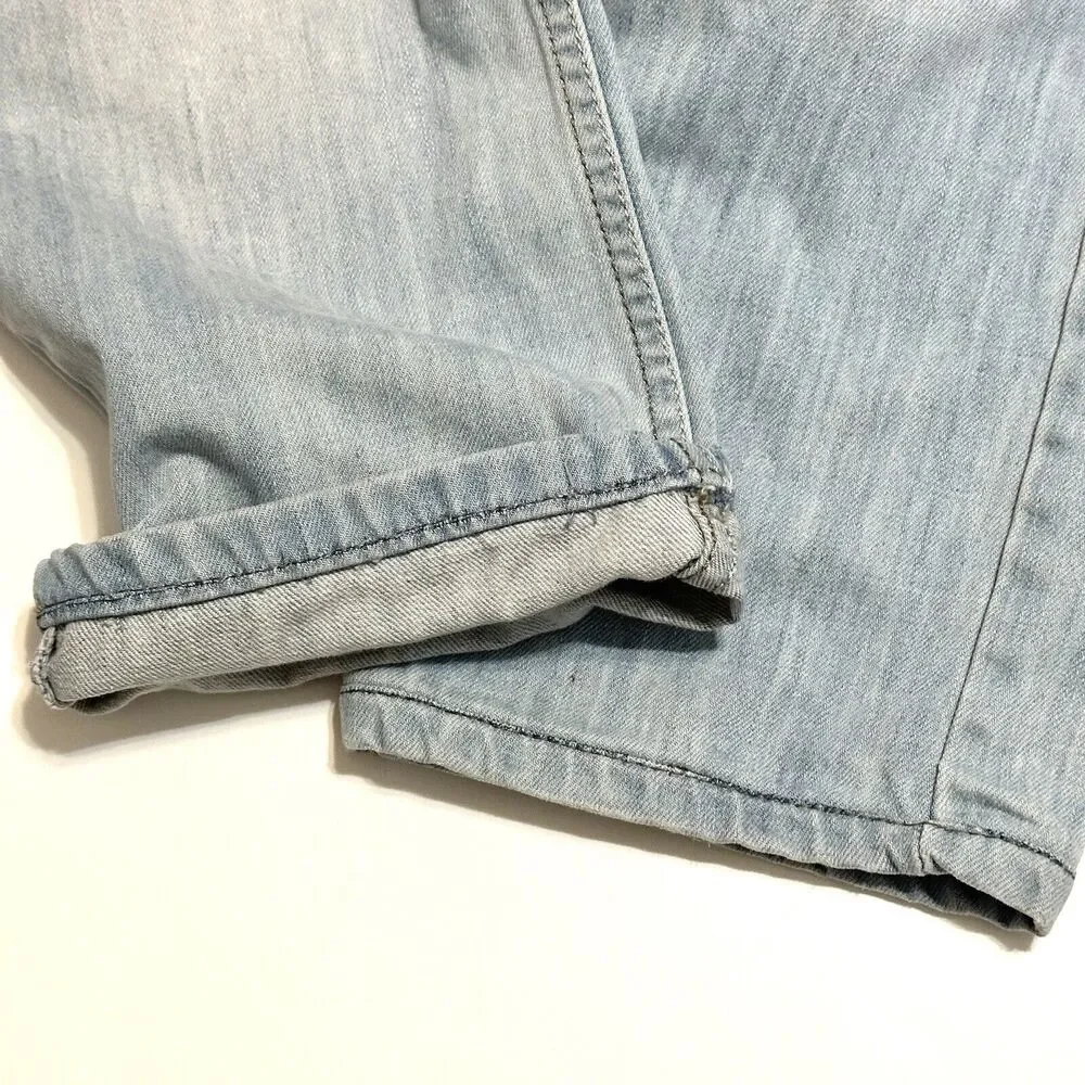 Diesel Adidas Jeans Viker Ad Tag Size 29x34 Actual 30x29 Distressed Blue Denim - Picture 14 of 16